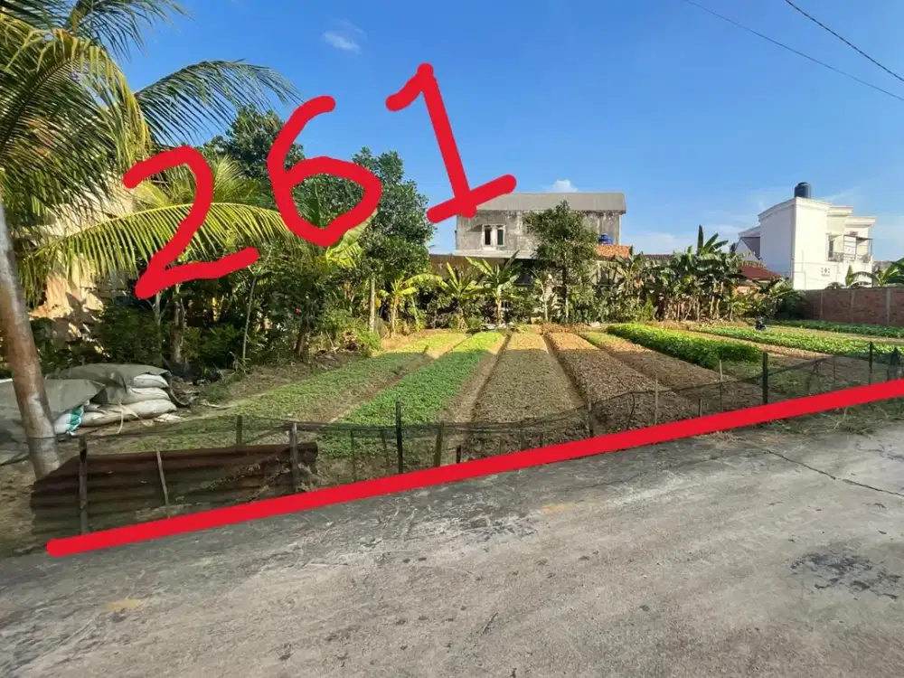 Tanah dijual lokasi di Area Sukarami Palembang