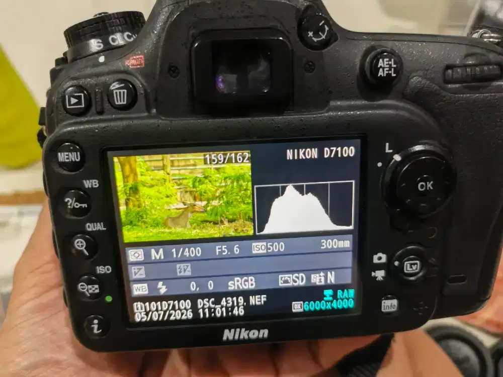 Nikon d7100, lensa 18-105mm + 70-300mm