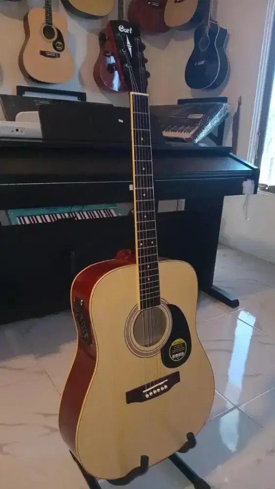 PROMO GITAR AKUSTIK ELEKTRIK CORT PABRIKAN