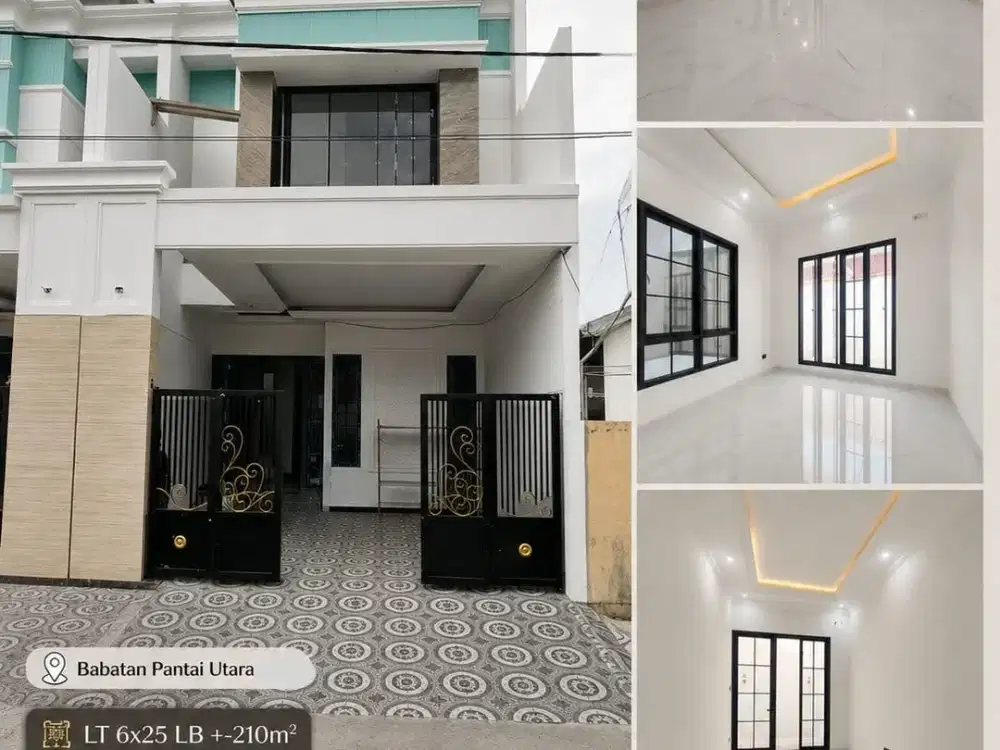 Dijual Rumah di Perum Babatan Pantai dekat Grand Kenjeran American Clasic Mewah