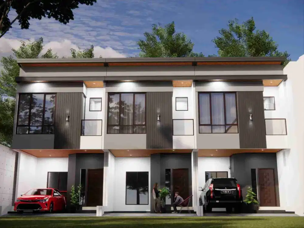 Rumah Baru Cantik Design Modern Minimalis 2 Lantai Dgn 3 K. Tidur