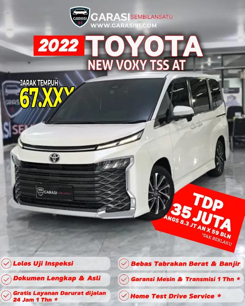 ‼️Tangan pertama Toyota New Voxy 2.0 TSS AT 2022 istimewa