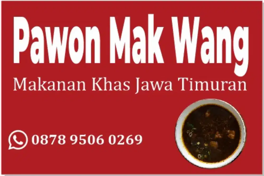 Dibutuhkan paramusaji pria untuk restoran pawon mak wang