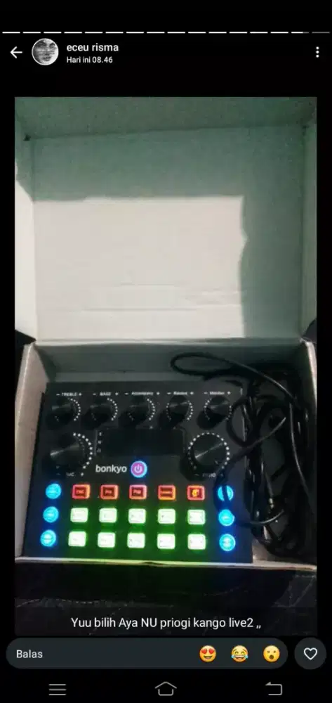 Jual alat buat live, butuh uang