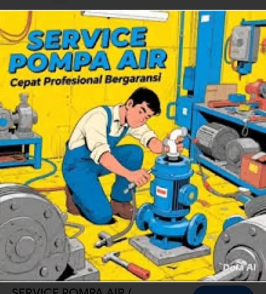 tukang servis pompa air, tukang servis kulkas dan mesin cuci