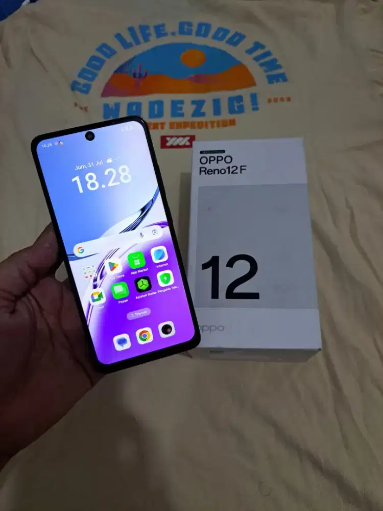 Oppo Reno 12t spek 8/256 kel fullset