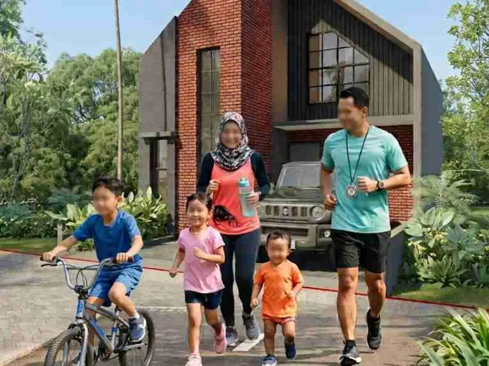 Dijual rumah baru 1 lantai konsep modern tropis hanya 5 menit ke Aeon Mall Cakung dan Stasiun Cakung di timur jakarta..