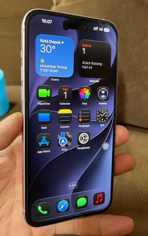 Iphone 15 plus inter normal 5G 2sinyal