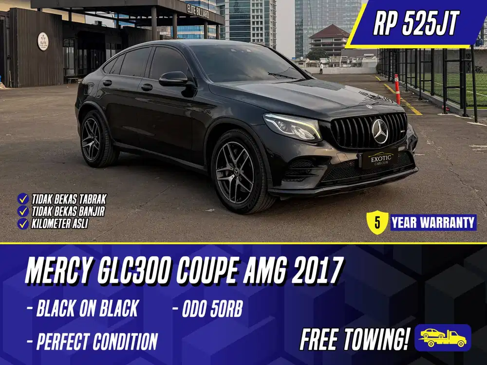 [ GARANSI 5TH ] Mercedes Benz GLC300 Coupe AMG 2017 Mercy GLC 300 2017