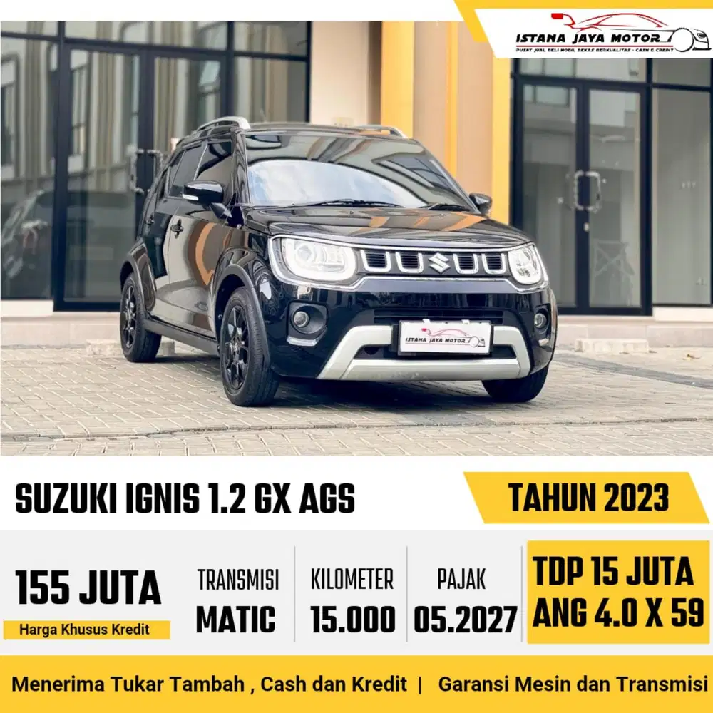 SUZUKI IGNIS GX AGS AT 2023 HITAM