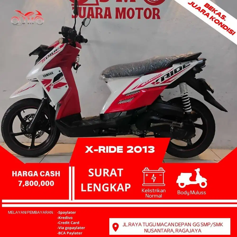 X-RIDE 2013 SURAT LENGKAP PAJAK AKTIF UNIT SIAP PAKAI