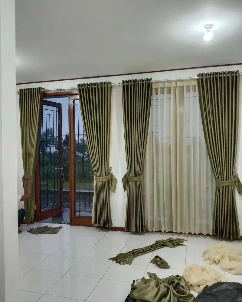 Produsen Tirai Gorden Jendela Gordyn Mewah Hordeng Terbaru Murah