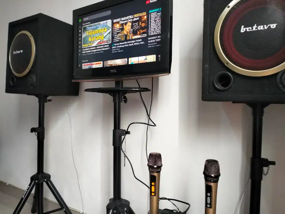 PAKET KARAOKE 1 SET KUMPLIT TINGGAL NYANYI...