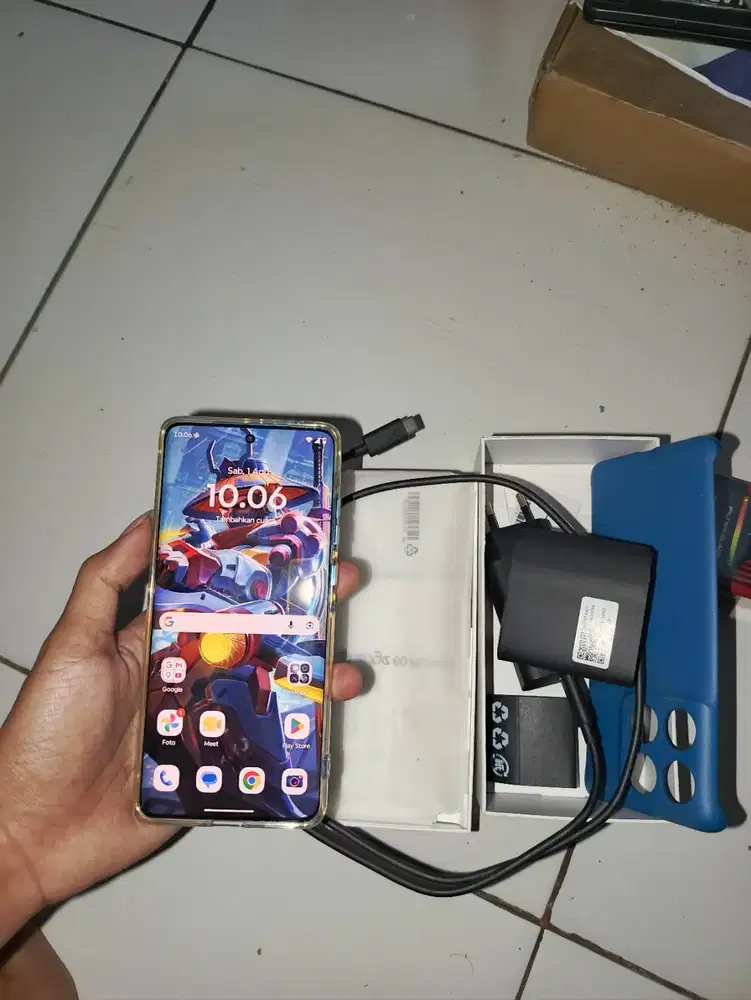 Jual Motorola 60 fusion edge 5g. Fullset, baru sebulan.