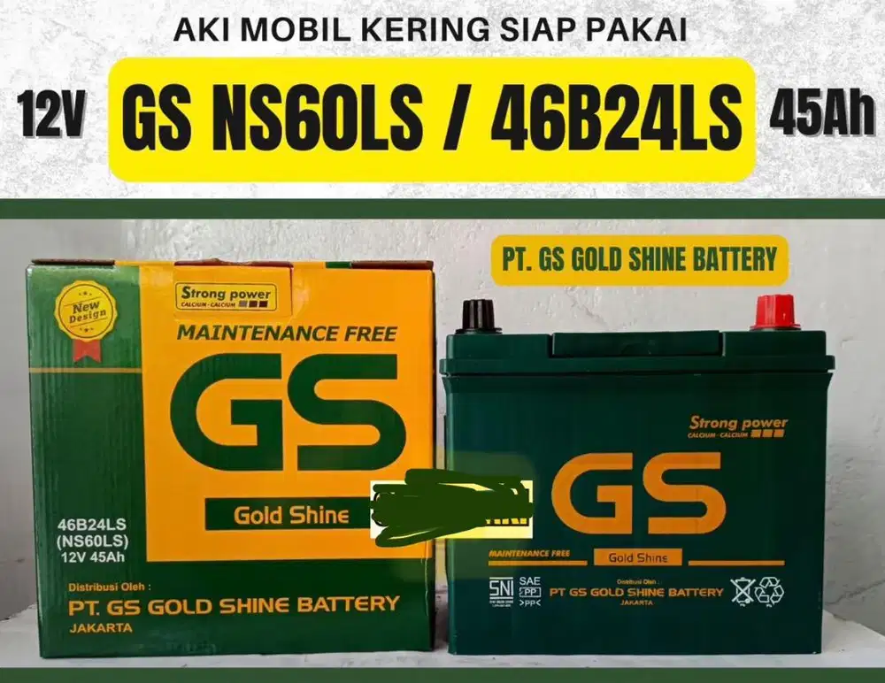 Jual aki kering GS