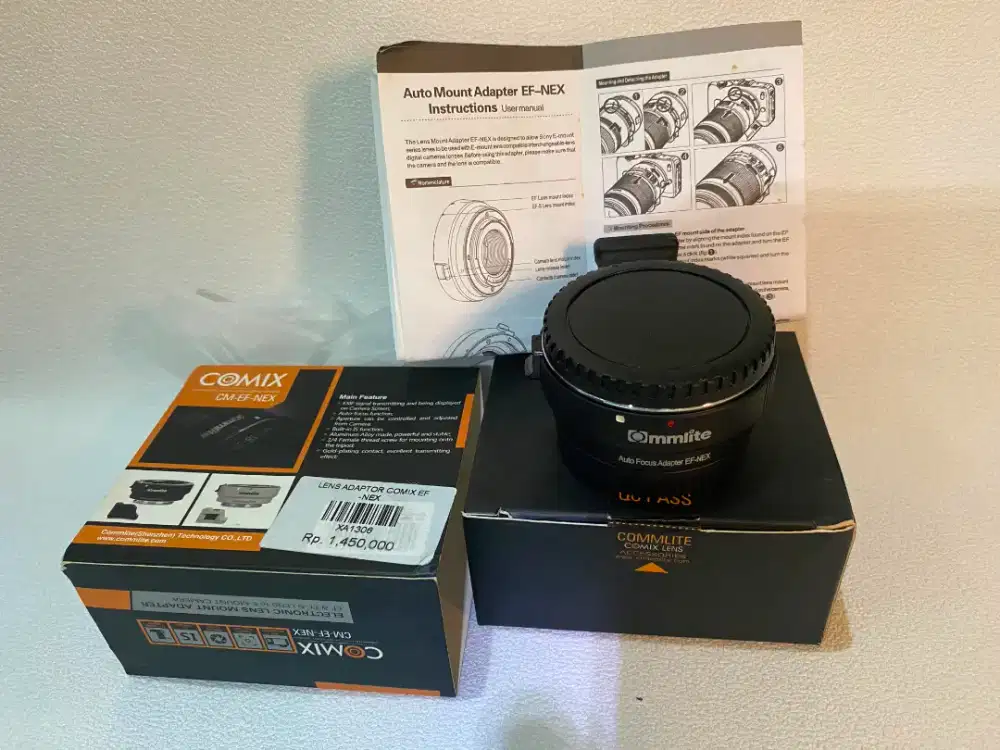 Commlite Comix CM-EF-NEX Adapter for Canon Lens to Sony Mirrorless