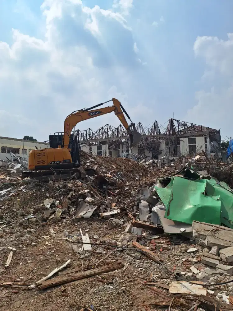 Land clearing paving hotmix beton