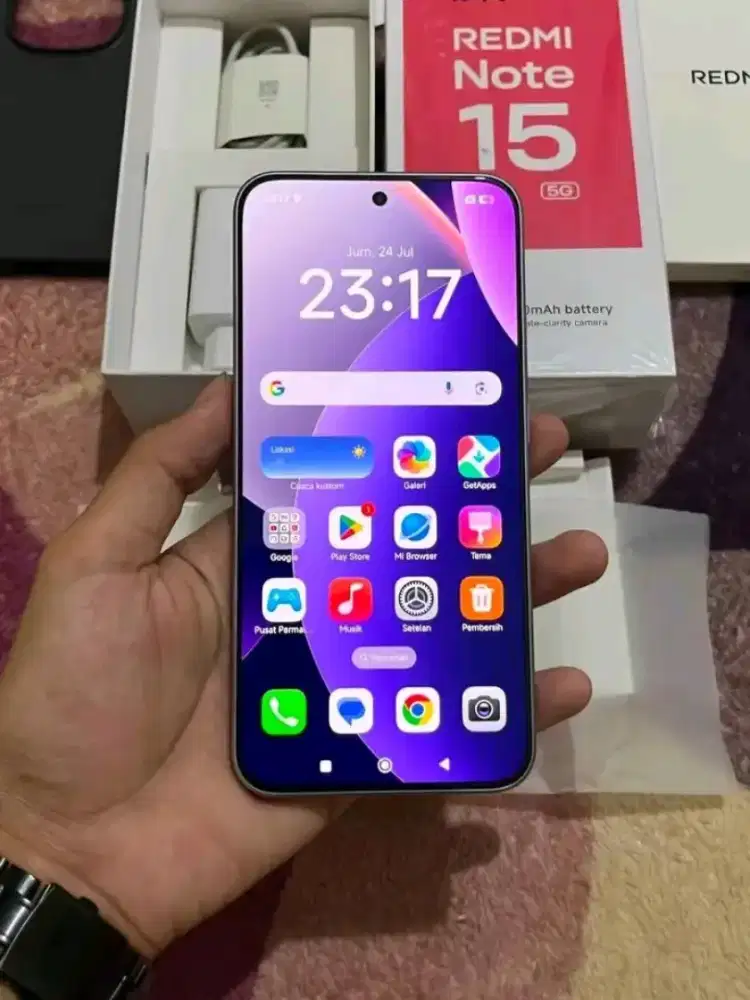 Redmi Note 15 Pro 5g 8/256 Nfc mulus fullset garansi panjang