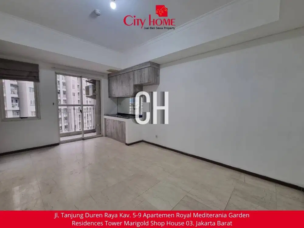 Disewakan Cepat Apartemen 2BR Luas 53,5m2 Unfurnished, Jakarta Barat