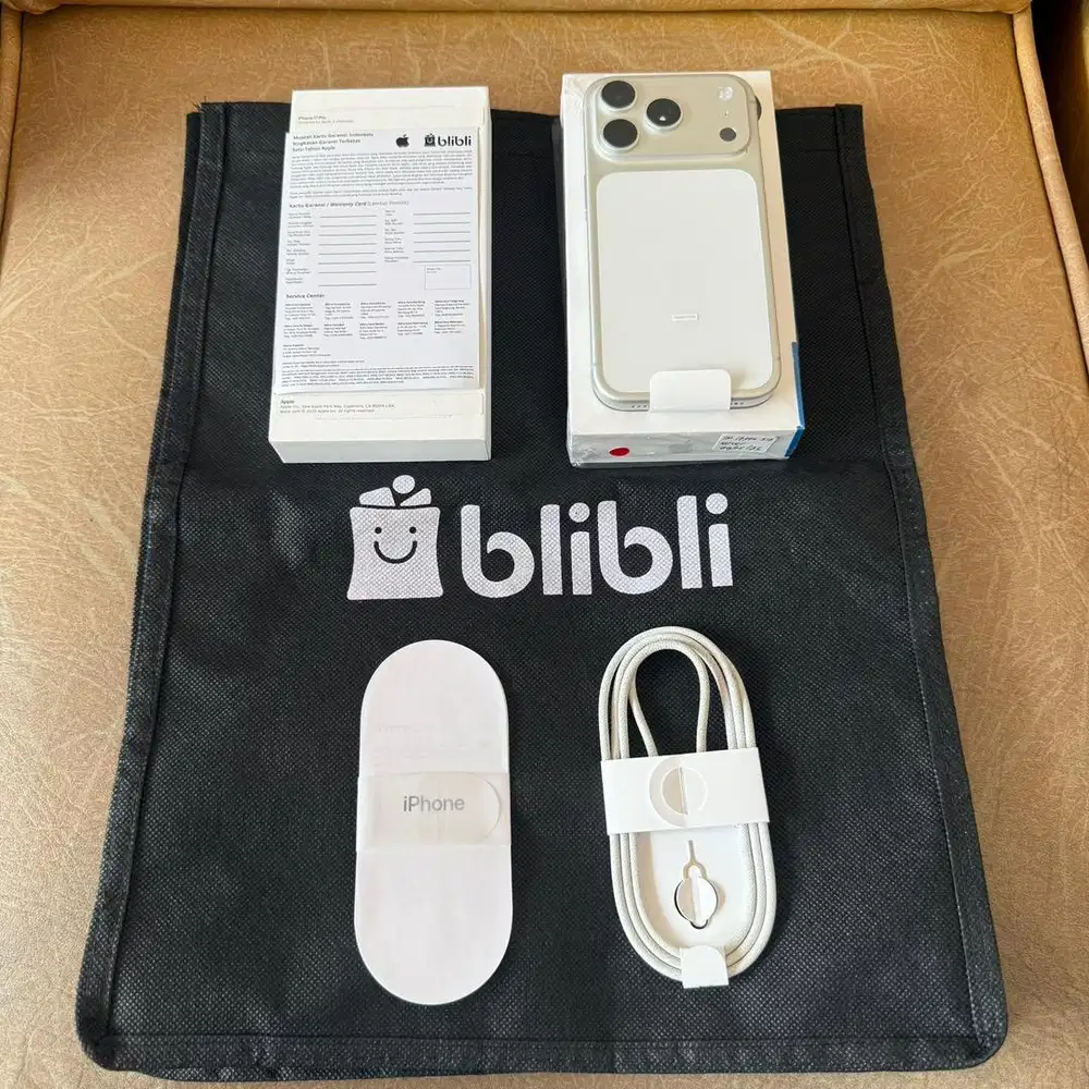 iPhone 17 Pro 512gb Silver iBox Blibli Fullset LIKE NEW PERFECT