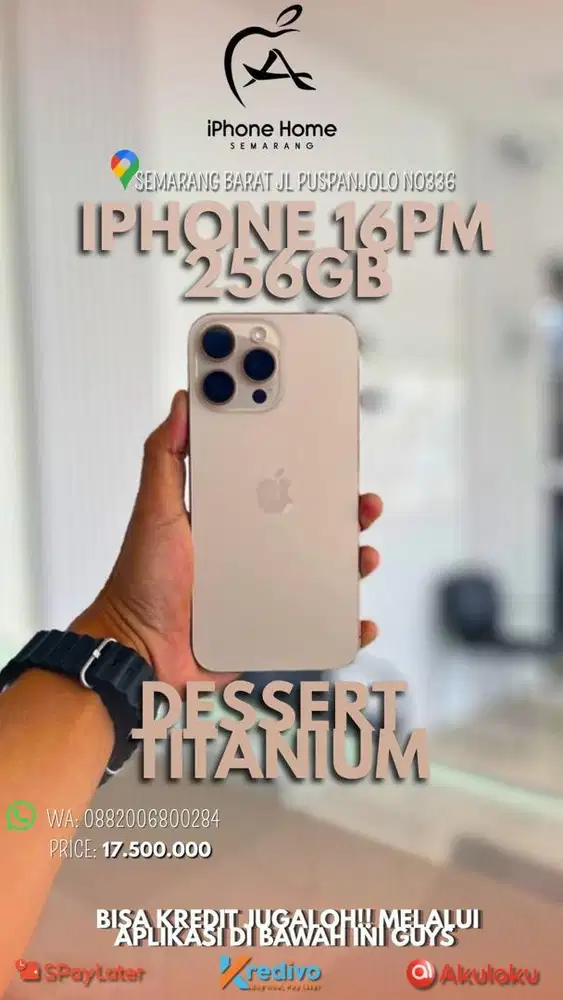 iPhone 16 PM Dessert Titanium