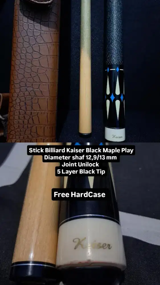 Stick Billiard Kaiser Black Maple Play