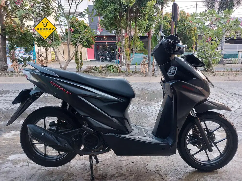 (DP 500 Rb)‼️ New Beat Deluxe CBS ISS Hitam 2024 Cash & Kredit