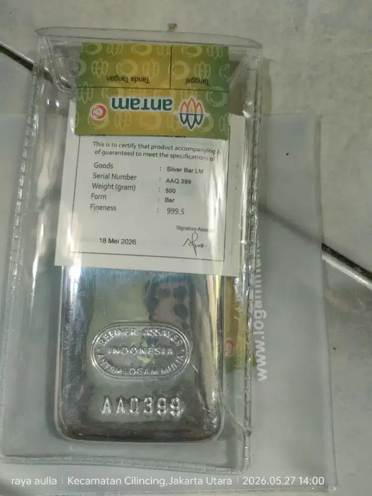 Perak antam 500gr 2026