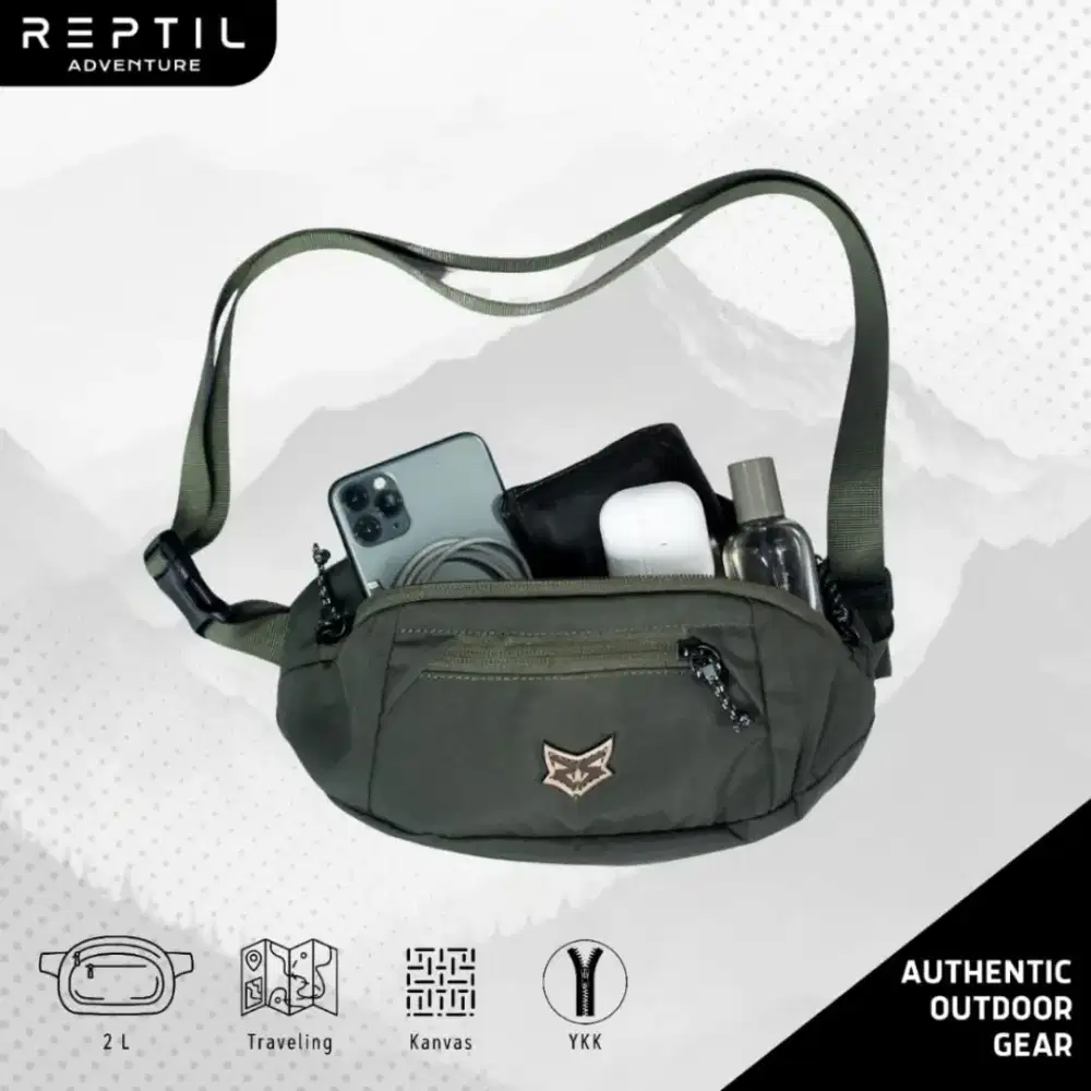 Tas Selempang / Tas pinggang Brand Reptile