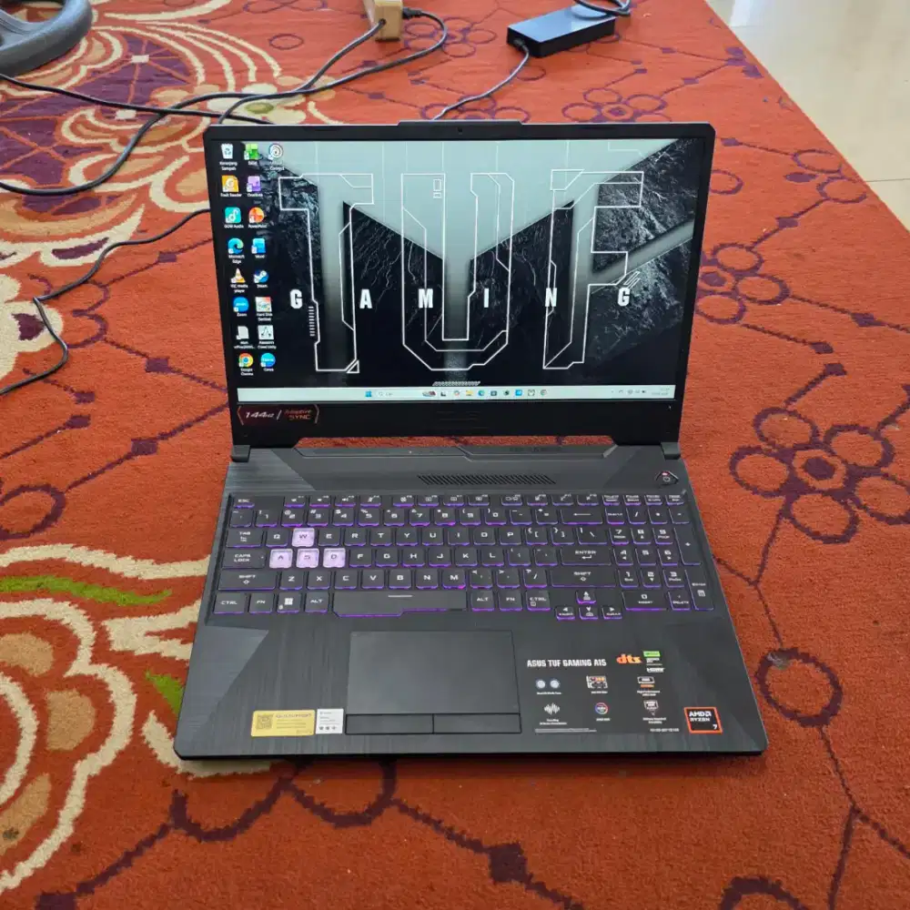 [BARU 4HARI] Asus TUF Ryzen 7-170 RTX3050 Garansi Juli 2028