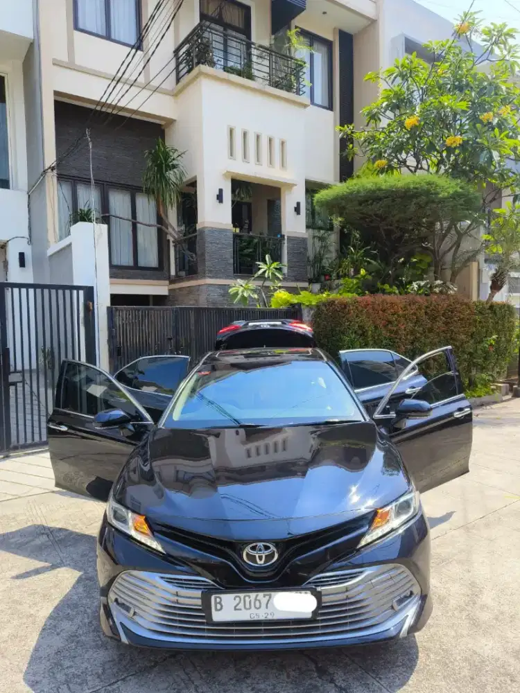 CAMRY V 2019 SUNROOF ELECTRICSEAT KEYLESS ANDROID JOKKLT BLACK ISTIMWA