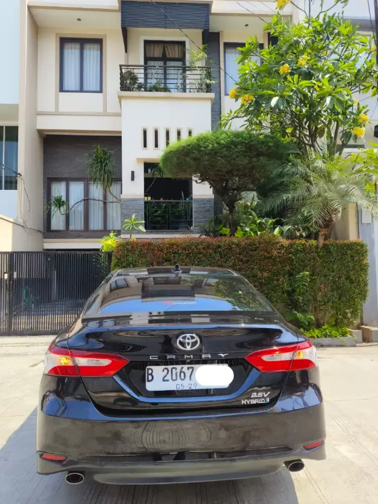 CAMRY V 2019 SUNROOF ELECTRICSEAT KEYLESS ANDROID JOKKLT ISTIMWA BLACK