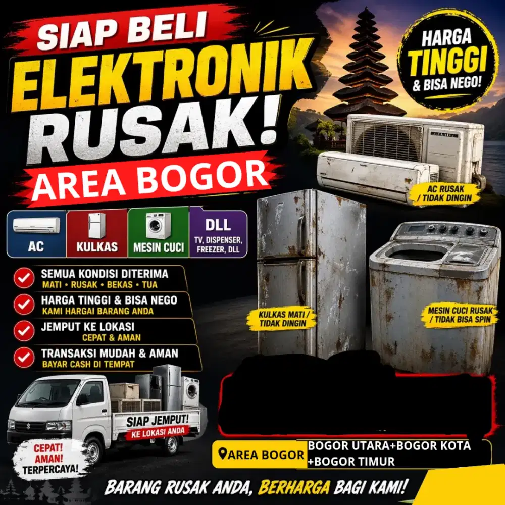 DI CARI BARANG RUSAK