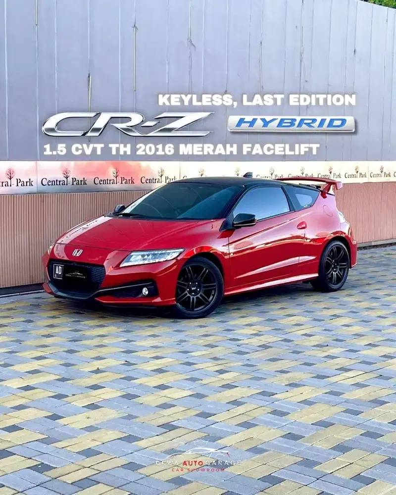 LAST EDITION ! Honda CRZ Hybrid CVT Th 2016 Merah Facelift
