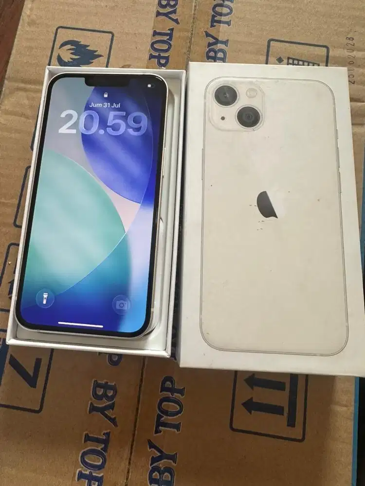 iPhone 13 ibox starlight 256GB Fullset oem