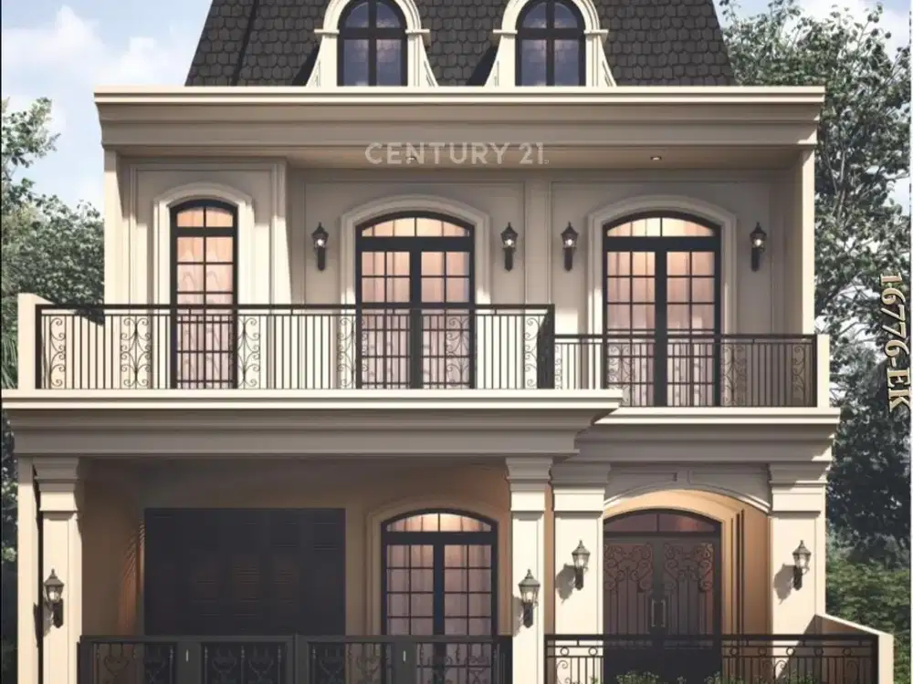 Rumah Brand New Klasik Modern dengan Private Pool. Selangkah ke Bintaro Plaza & Stasiun Di Bintaro Sektor 2