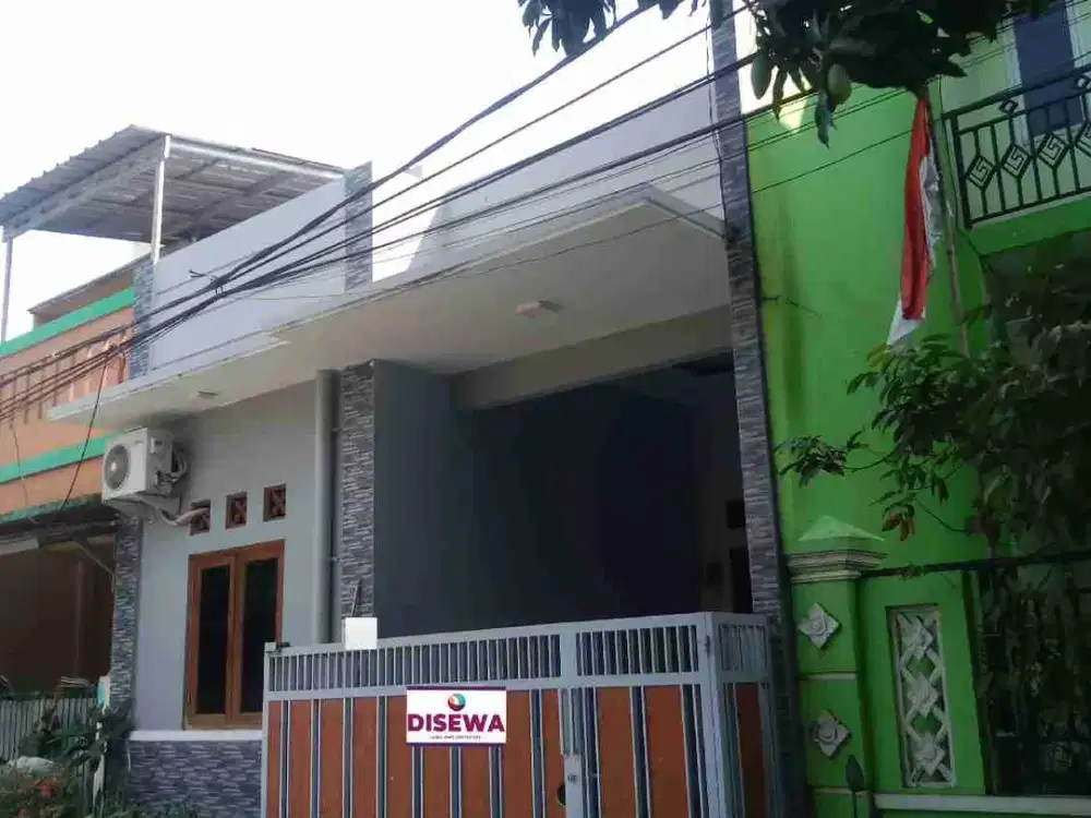 Rumah LT 72 dengan 2 KT ada AC siap huni di Telaga mas Bekasi Utara Dekat Summarecon Bekasi