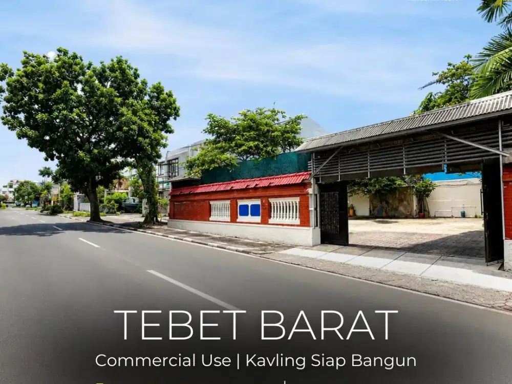 TERMURAH !! FOR SALE COMMERCIAL USE TEBET BARAT !, KAVLING SIAP BANGUN, COCOK UNTUK CAFFE DAN KANTOR, LOKASI SANGAT STRATEGIS, NEGO!!