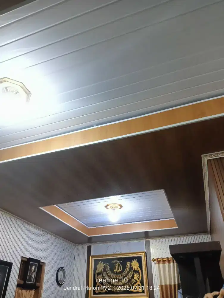 Plafon PVC Model Drop Terpasang Murah