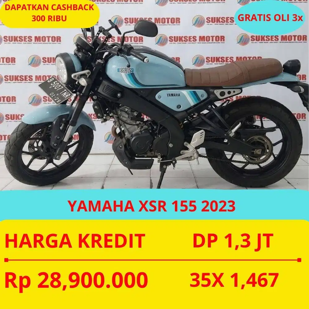 YAMAHA XSR 155 2023 DP MURAH 1,3 JUTA GUYSS