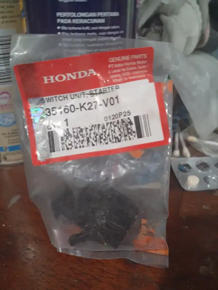 Switch unit starter motor matic