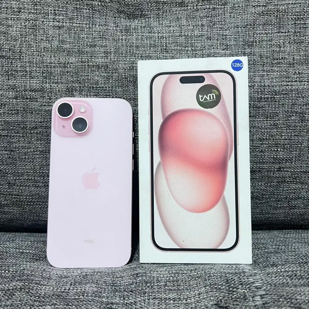 Iphone 15 pink 128gb ibox bisa tt