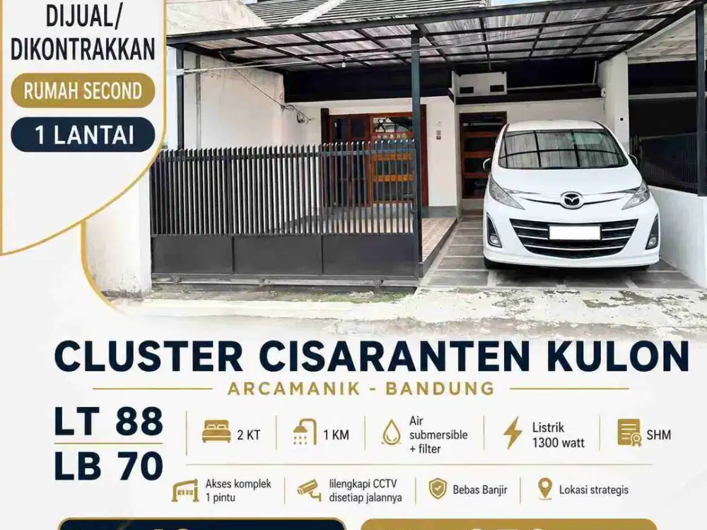 Rumah minimalis di Cluster Cisaranten, Arcamanik