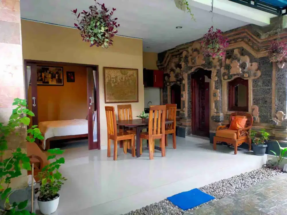rumah semi villa jalan penyaringan Sanur bali