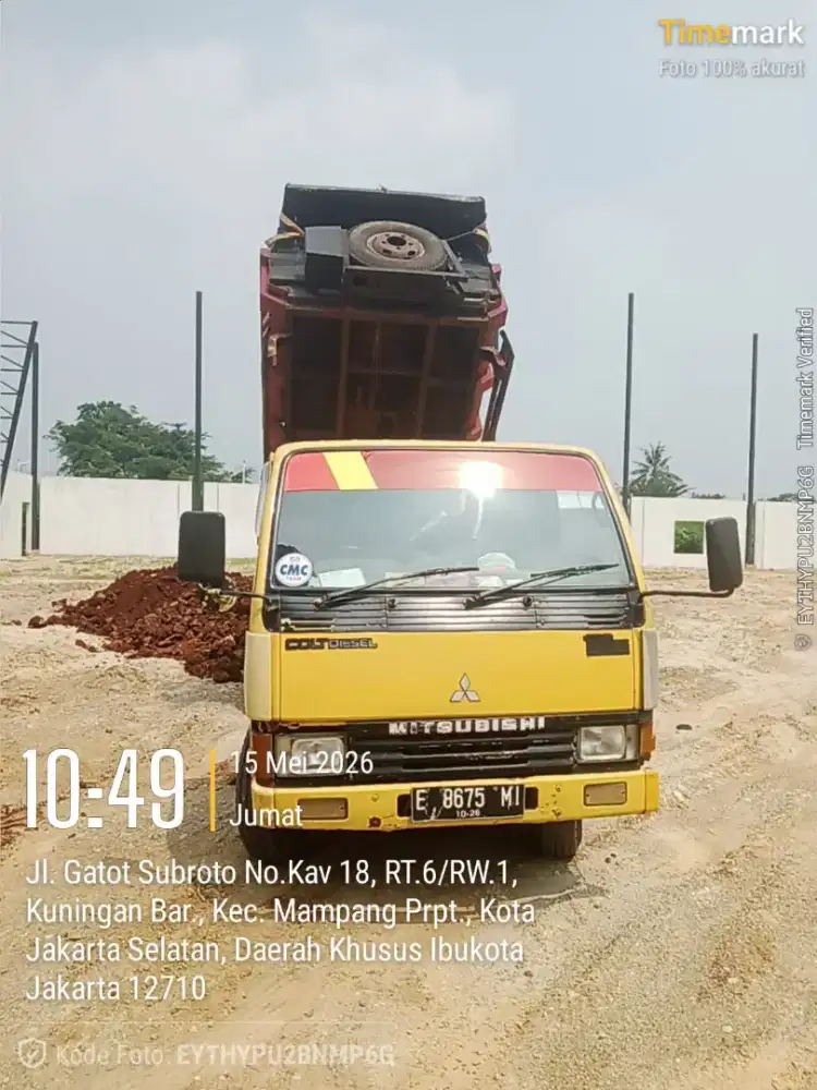 Urugan tanah campur buang tanah urugan