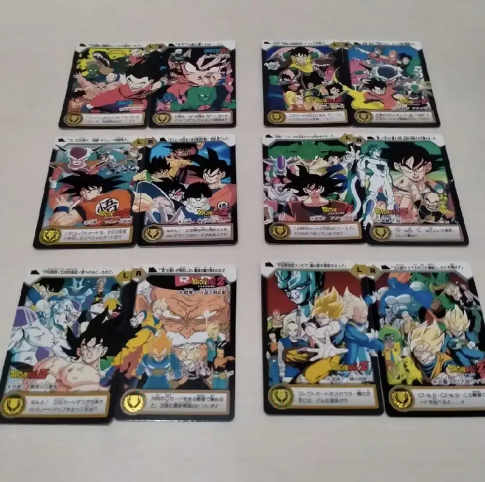 Kartu Puzzle Dragonball Ori Bandai Tahun 1995