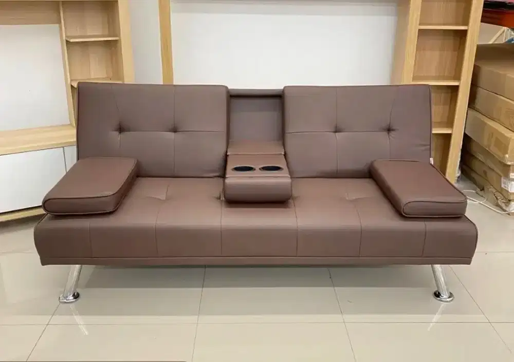 PROMO SOFABED KULIT SINTETIS