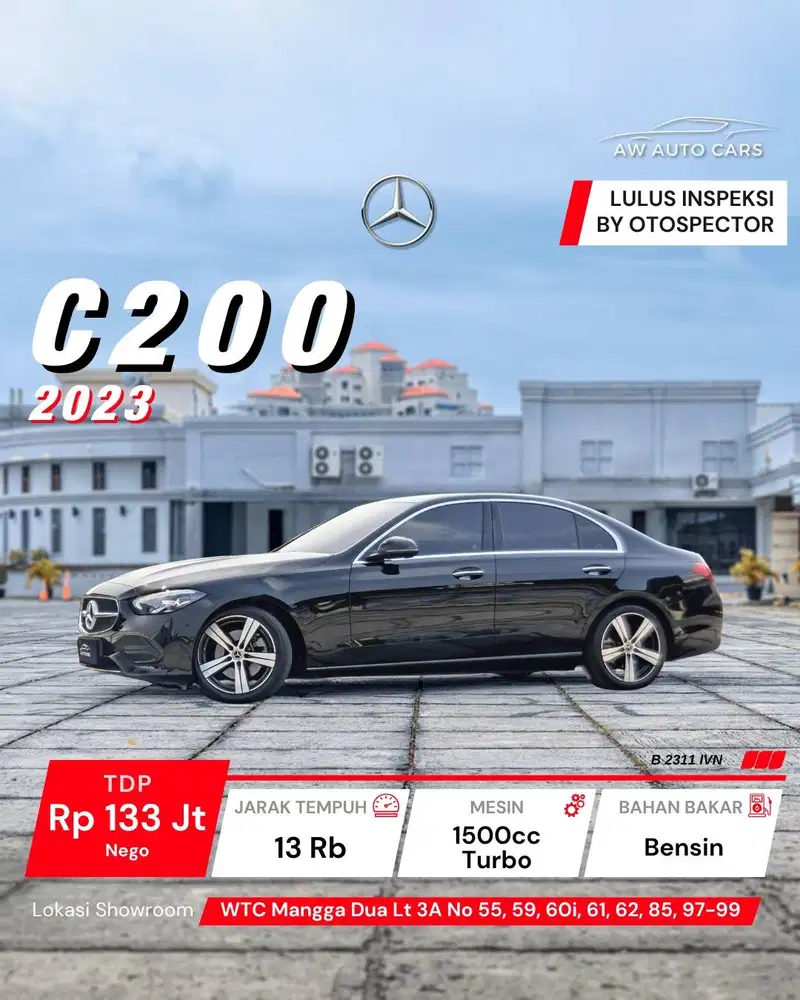 Mercedes Benz C200 NIK 2023 Mercy C 200 mdl 2024 W206 2022 C300 AMG