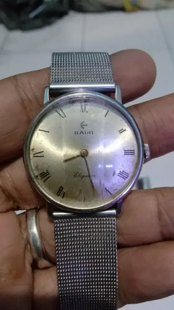 Rado Elegance Vintage Manual. Original Swiss Made. Rantai Panjang.
