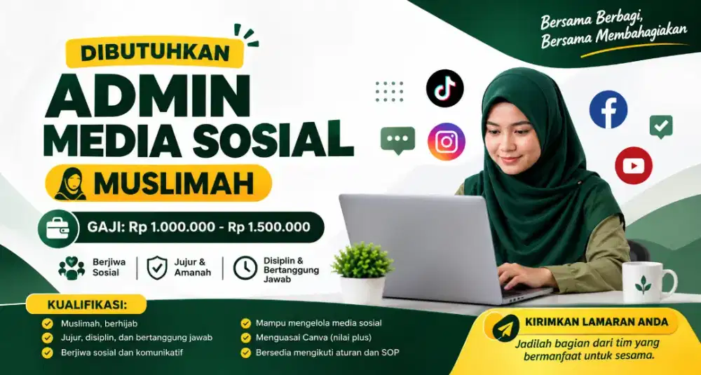 Admin Media Sosial (Muslimah)